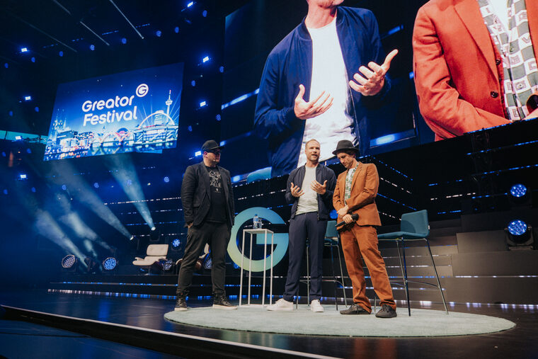 Philo nah bei einem Zuschauer in der Arena